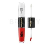 Dermacol 16H Lip Colour Extreme Long-Lasting Lipstick rossetto e lucidalabbra a lunga durata 2in1 8 ml tonalità 4