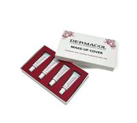 Dermacol Fondotinta a copertura completa, tester (leggero), crema coprente impermeabile a lunga durata, SPF30, liquido ipoallergenico e leggero, per tatuaggi, acne, macchie, copertura della pelle