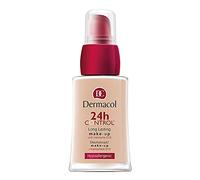 Dermacol - Fondotinta Coprente Professionale 24H Control, Fondotinta Liquido a Copertura Totale con Coenzima Q10, Fondotinta per Pelli Secche e Grasse, a Lunga Durata e a Prova di Tocco, n. 90, 30 mL