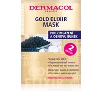 Dermacol Gold Elixir maschera viso con caviale 2x8 g
