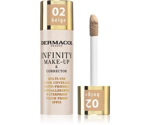Dermacol Infinity fondotinta ad alta coprenza SPF 15 colore 02 Beige 20 g