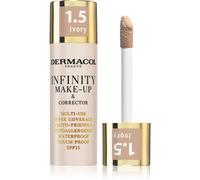 Dermacol Infinity fondotinta ad alta coprenza SPF 15 colore 1.5 Ivory 20 g