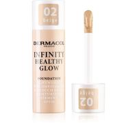 Dermacol Infinity Healthy Glow fondotinta liquido SPF 10 colore 02 Beige 20 g