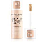 Dermacol Infinity Healthy Glow fondotinta liquido SPF 10 colore 03 Sand 20 g