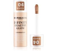 Dermacol Infinity Healthy Glow fondotinta liquido SPF 10 colore 04 Bronze 20 g