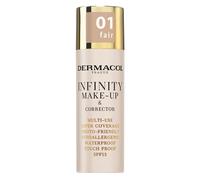 Dermacol Infinity fondotinta ad alta coprenza SPF 15 colore 01 Fair 20 g