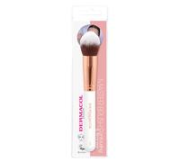 Dermacol pennello per cipria e contouring con custodia Rose Gold D53