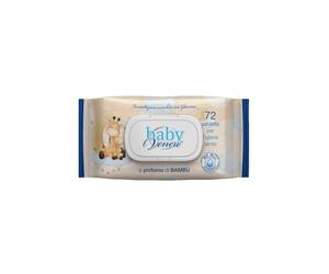 Dermacotone Baby Venere Salviettine per l'Igiene Bimbi, Fragranza Bambù, per Pelli Sensibili, 72 Pezzi