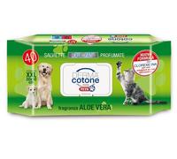 Dermacotone salviettine pet aloe 40 pezzi