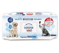 Dermacotone salviettine pet muschio bianco 40 pezzi