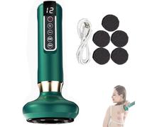 Dermafit Cellulite Massager, 12 Suction Modes Body Sculpting Cellulite Remover Machine, Handheld Cellulite Massages, Effortlessly Sculpt Firmer, Smoother On Belly, Waist, Hips (Green)