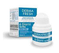 Dermafresh 6 Giorni Ultra, Trattamento Antitraspirante, Roll On, 15 ml | Trattamento Antitraspirante da 6 Giorni per Regolare la Sudorazione Eccessiva. Per Pelle Delicata, Profumazione Fresca