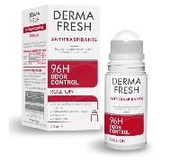 Dermafresh Odor Control Efficace 96H, Deodorante Antitraspirante Roll-On 50 ml, No Alcol, Antimacchia, Delicato sulla Pelle, Contro Sudorazione e Cattivi Odori, Dermatologicamente Testato