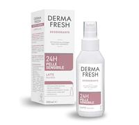 Dermafresh Deodorante Latte 24H Pelle Sensibile, Senza Alcol, 100 ml | Efficacia Extra Delicata, Antimacchia, Freschezza Immediata, Senza Profumo