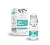 Dermafresh Deodorante Roll-On Efficace 24h, 100 ml, Pelle Normale, Antimacchia, Profumazione Delicata, Freschezza Immediata, Dermatologicamente Testato