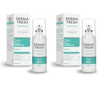 Dermafresh Deodorante Spray Efficace 24h, 100 ml, Pelle Normale, Antimacchia, Pr