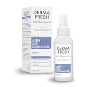Dermafresh Ipersudorazione Efficace 48H, Deodorante Antitraspirante Spray 100 ml, No Alcol, Antimacchia, Delicato sulla Pelle, Contro Sudorazione e Cattivi Odori, Dermatologicamente Testato