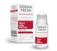 Dermafresh Odor Control, Deodorante Antitraspirante Roll-On 50 ml, Efficace 96H, No Alcol, Antimacchia, Delicato sulla Pelle, Contro Sudorazione e Cattivi Odori, Dermatologicamente Testato