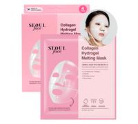 DERMAL Maschera in Gelatina Fusa con Collagene e Idrogel 4 pezzi Maschera