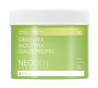DERMALOGY by NEOGENLAB Tè verde umido PHA Garze Tamponi per peeling (30 pastiglie) - Peeling Pad esfoliante e lenitivo con AHA, BHA, PHA, LHA e tè verde e acido ialuronico - Cura della pelle coreana