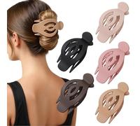 Dermalyx 5 pezzi Aggiornamento Ampie Spine per capelli da donna ragazze, 13 cm Antenna di pesce resistenti per capelli lunghi, spessi, sottili, Comfortevoli per