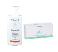 Dermana AC Integratore Alimentare + DermanOil Detergente All´Olio di B