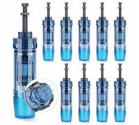 Dermapen M8S Cartucce 12 Pins, 10 Pezzi Microneedling Cartridges per Derma Pen Ultima M8S A8S A9, Punte di Ricambio Monouso Autentiche per Cartucce di Aghi per Microneedling Accessori (12 Pin, 10 Pcs)