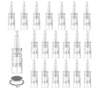 Dermapen Microneedling 20 Pezzi Nano Round Aghi Needles Cartucce Per Aghi Derma Pen Micro Nano Needling Per Penna Con Aghi Confezionata Singolarmente Per Auto Electric Deep Microaghi Derma Pen