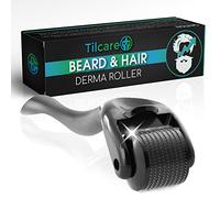Dermaroller Barba e Capelli Crescita by Tilcare - Microaghi in Titanio Sterile 0.25mm da Uomo - Strumento per Cuoio Capelluto e Follicoli Facciali