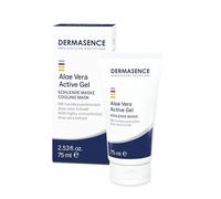 DERMASENCE Aloe Vera Active Gel 75 ml, Maschera rinfrescante all'Aloe Vera gel, Crema Aloe Vera antinfiammatoria, Gel crema corpo idratante per scottature e punture di insetti