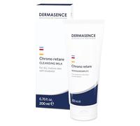 DERMASENCE Chrono retare Cleansing Milk 200 ml, Latte Detergente Viso pH Neutro, Struccante Viso e Occhi con Lipidi Nutrienti, Bisabololo e Vitamina E, per Pelle Secca e Sensibile