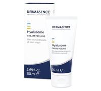 DERMASENCE Hyalusome Cream Peeling 50 ml, Trattamento peeling viso per pulizia profonda, Esfoliante viso in crema con microsfere, Detergente viso con Pantenolo e Olio di Avocado