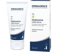 DERMASENCE Hyalusome Cream Peeling 50 ml, Trattamento peeling viso per pulizia profonda, Esfoliante viso in crema con microsfere, Detergente viso con Pantenolo e Olio di Avocado