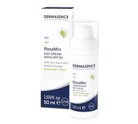 DERMASENCE RosaMin Day Cream SPF 50 da 50 ml, Crema viso per pelli sensibili, Crema idratante viso con protezione solare, Crema viso giorno per arrossamenti, couperose e rosacea