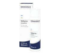 DERMASENCE Seborra Shampoo, 200 ml | Shampoo antiforfora per cute grassa, con piroctone olamina, mentolo, allantoina e pantenolo, vegano
