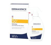 DERMASENCE Solvinea Spray SPF 50+ da 250 ml, Crema solare 50+ spray contro i raggi UV-A e UV-B, Protezione solare 50+ spray per pelle sensibile, Crema solare bambini leggera