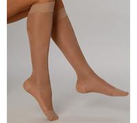 DermaSilk - Gambaletti Piqué a compressione graduata - Classe 1 (15-21 mmHg) - 1 Paio (S, Bianco)