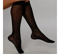 DermaSilk - Set Gambaletti Piqué a compressione graduata - Classe 1 (15-21 mmHg) - 5 Paia (XL, Bianco)