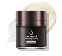 Dermasof La crema viso idratante ringiovanente ha proprietà anti-invecchiamento, antirughe, ossidanti e glicanti, facilita la sintesi di acido ialuronico e