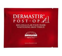 Dermastir Post-OP Bio-Cellular Face Mask Whitening Skin Tissue - Maschera Viso Biocellulare Illuminante, antirughe, con Acido Ialuronico, Vitamina E e Acido Ellagico - Made in France, 30ml