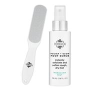 Dermasuri Polish + Glow Foot Scrub Set - Include lima per piedi