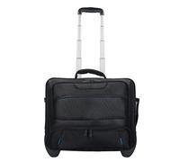 Dermata 2 ruote Trolley business 38 cm Vano porta PC nero