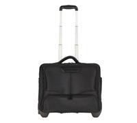 Dermata 2 ruote Trolley business 41 cm Vano porta PC nero