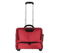Dermata 2 ruote Trolley business 41 cm Vano porta PC rosso