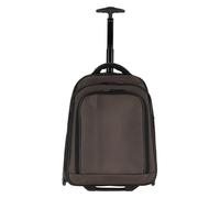 Dermata 2 ruote Zaino trolley 47.5 cm Scomparto per laptop marrone