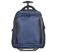 Dermata 2 ruote Zaino trolley 47 cm Vano porta PC blu