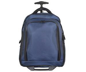 Dermata 2 ruote Zaino trolley 47 cm Vano porta PC blu