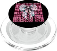 Dermatologia infermiera Derm Girl Coquette Bow nastro rosa PopSockets PopGrip per MagSafe