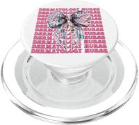Dermatologia infermiera Derm Girl Coquette Bow nastro rosa PopSockets PopGrip per MagSafe