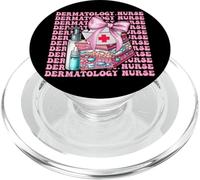 Dermatologia infermiera Derm Girl Coquette Bow nastro rosa PopSockets PopGrip per MagSafe